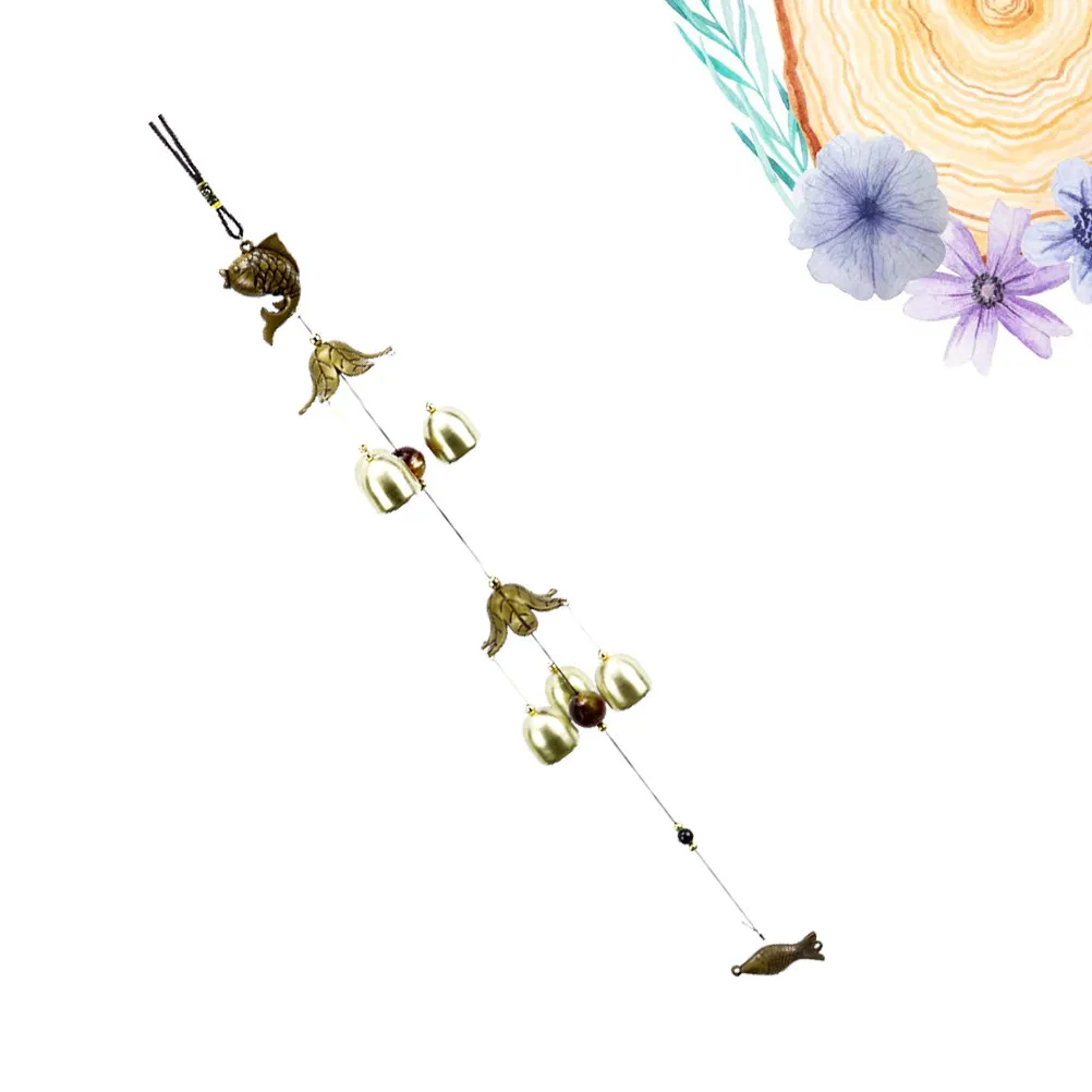 Stylish Alloy Wind Chimes Creative Hanging Ornament Outdoor Garden Decor Relaxing Deep Tone Peaceful Melodies Fengling