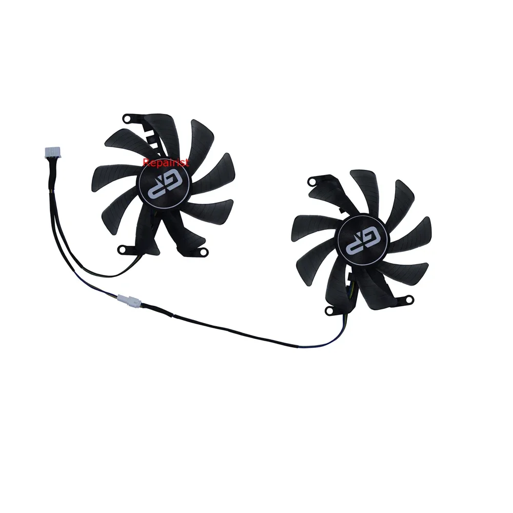 2Pcs/Set,Video Cards Fan,VGA Cooler,T129215SU,For PELADN Radeon RX 5500 XT RX5500XT 8GB GDDR6,Graphics Card Cooling