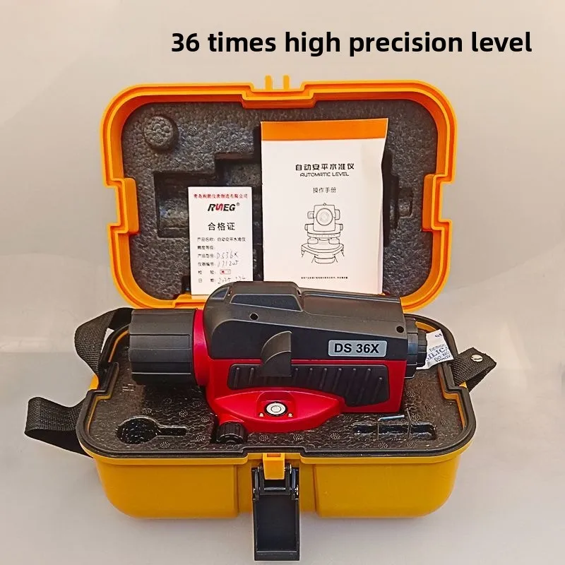 

Высокоточный автоматический нивелирующий уровень, 36-кратный измерительный прибор для инженерных испытаний на открытом воздухе, конструкция