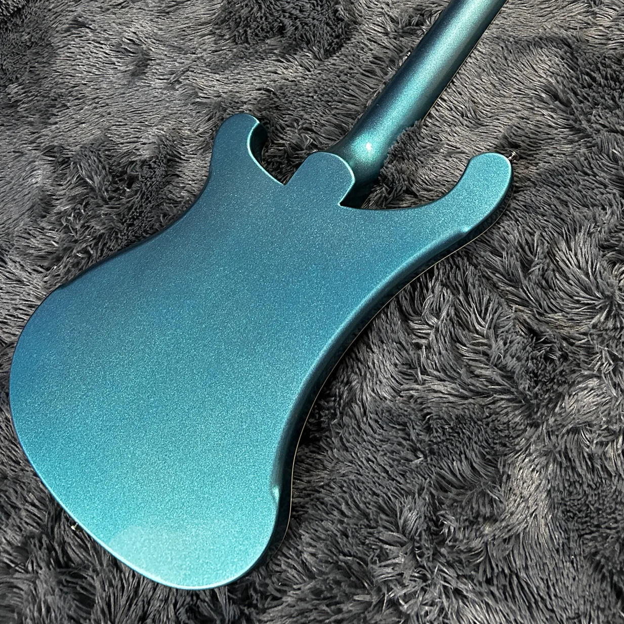 4003 Electric Guitar, Bass Guitar, Metallic Blue Color, Basswood Body, Rosewood Fretboard, Neck Though Body, Free Shipping