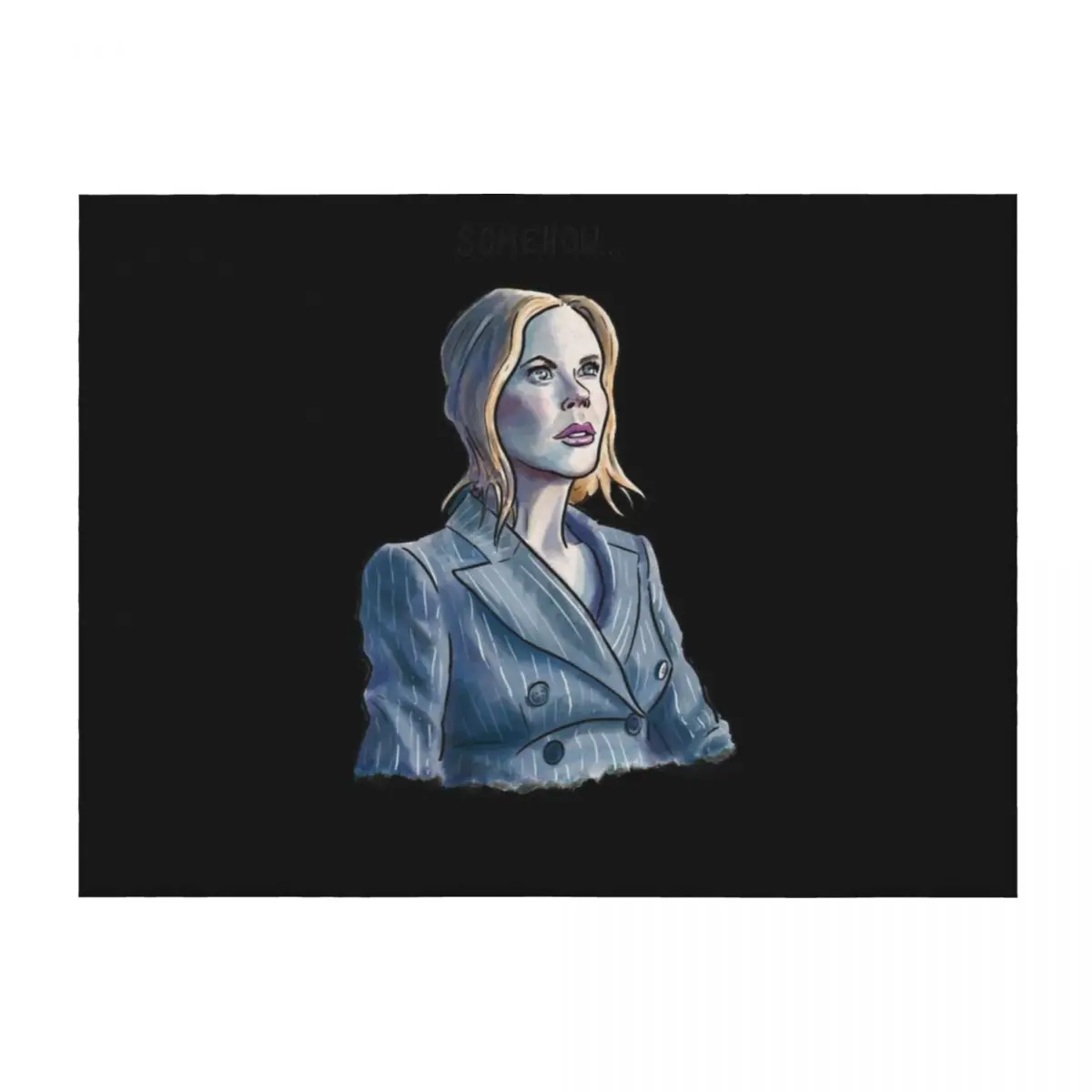 

Nicole Kidman at AMC Throw Blanket Soft Plaid Summer halloween Bed covers Blankets
