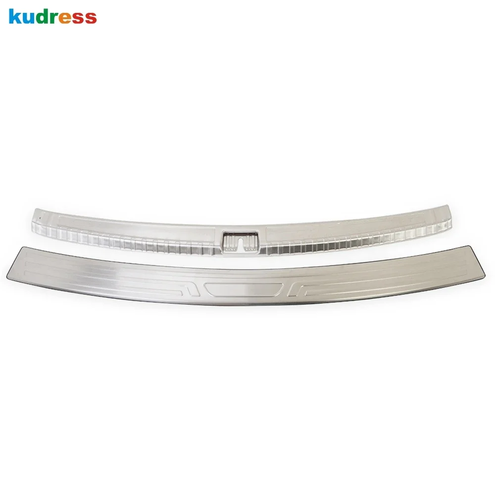 ل Volkswagen VW Teramont Atlas 2017-2021 الصلب الخلفي الجذع الوفير غطاء الكسوة الباب الخلفي عتبة الباب لوحة الحرس الوسادة اكسسوارات السيارات