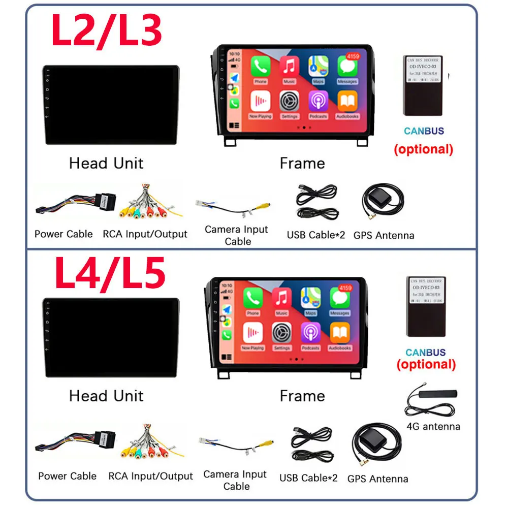 10.1inch android 13th autó Rádióadó számára toyota Tundra XK50 2007-2013/sequoia XK60 2008-2017 Multimédia Játszadozó GPS hifi 4G carplay