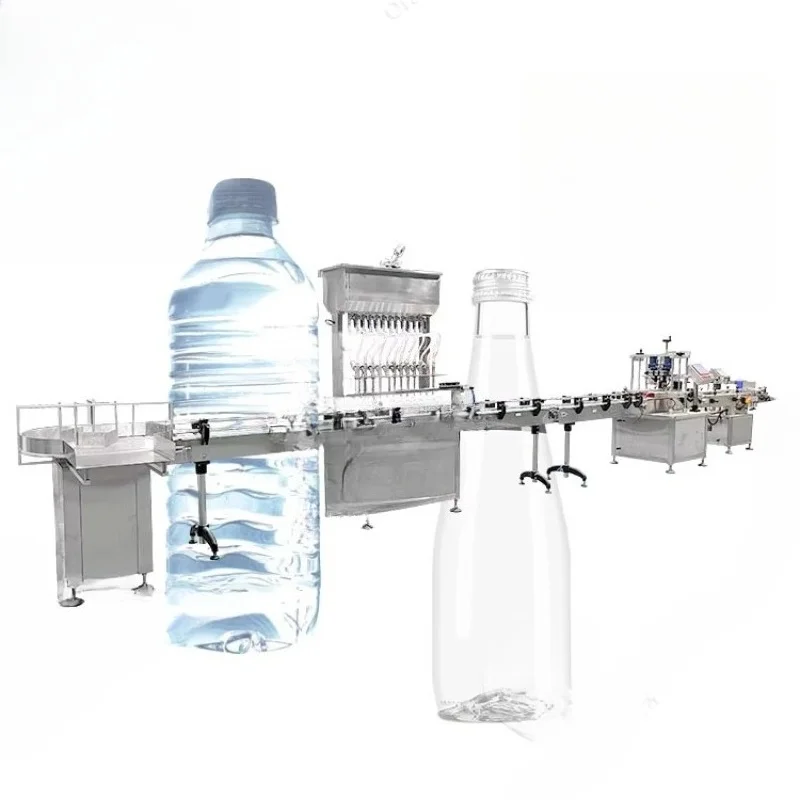 Automatic Liquid Filling Machine Advanced Piston Pump Technology High Speed Filling Equipment For Beverage Sauce Oil Industry