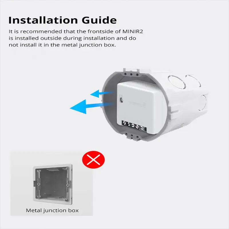 SONOFF MINI R2/ZBMINIR2/ZBMINI-L2 MINI interruptor de Control de voz Zigbee/WiFi interruptor inteligente funciona con Alexa eWelink Google Home