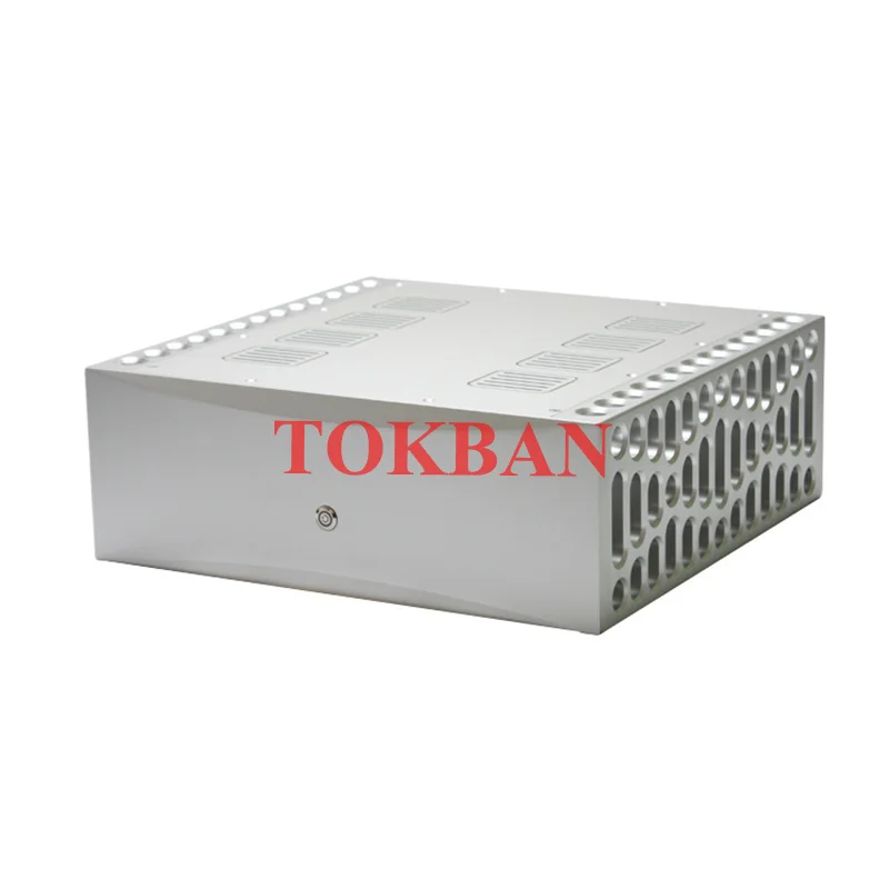 Tokban Audio CJ147 430*150*402mm All Aluminium Class A Amplifier Chassis Enclosure DIY HIFI Amplifier Case Shell