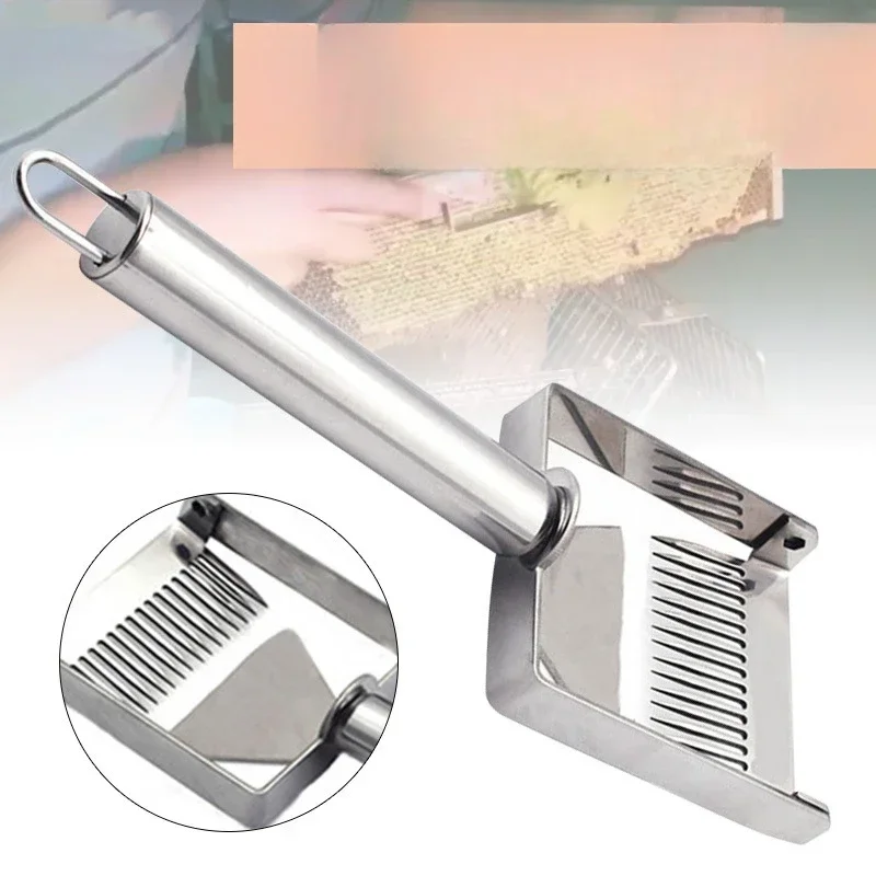 

Профессиональная вилка для раскрытия пчеловодства - сотовый инструмент из нержавеющей стали - сбалансированное оборудование для пчеловодства с улей