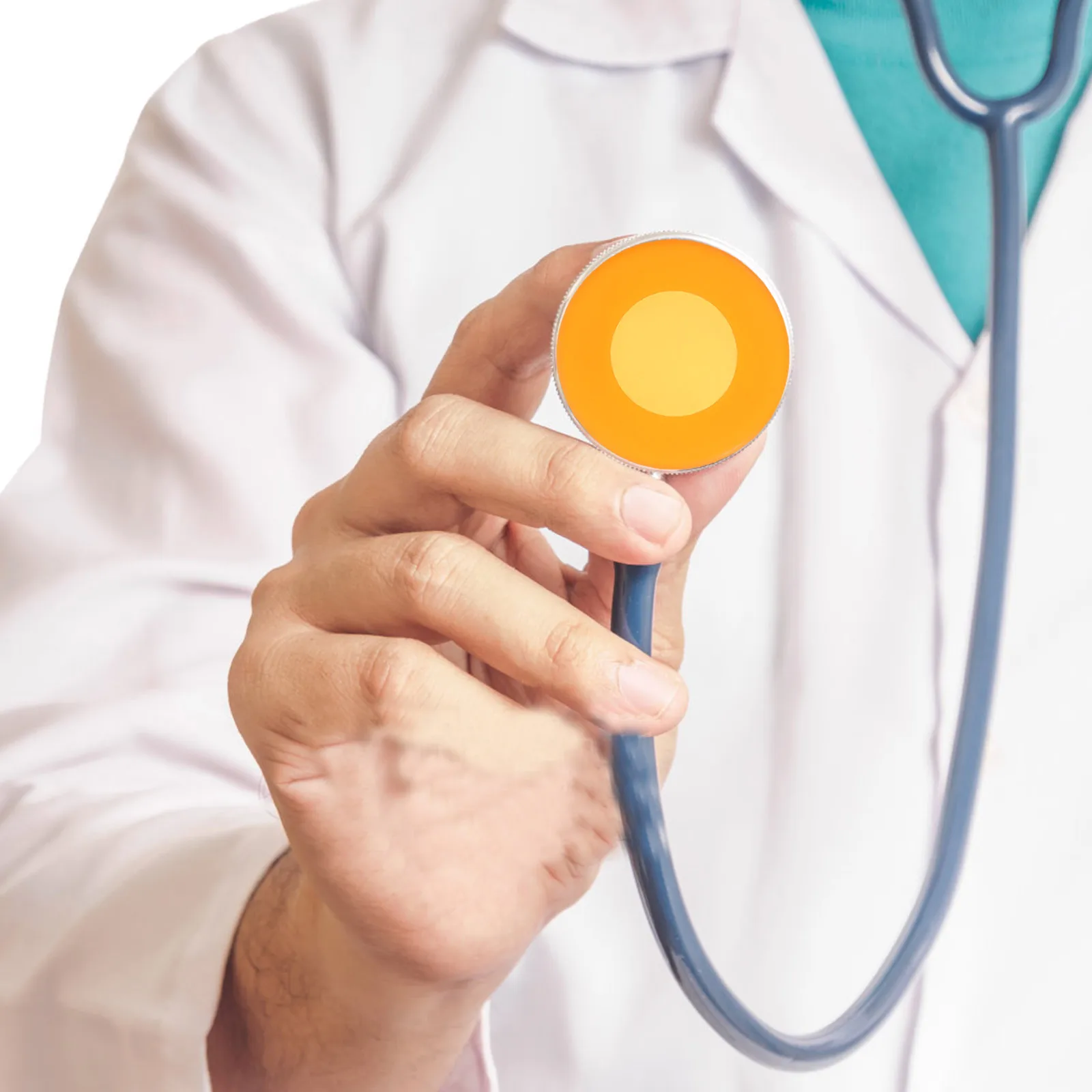 16 Uds cubierta de estetoscopio funda protectora enfermeras silicona diferentes colores ange azul negro blanco desechable suave cómodo