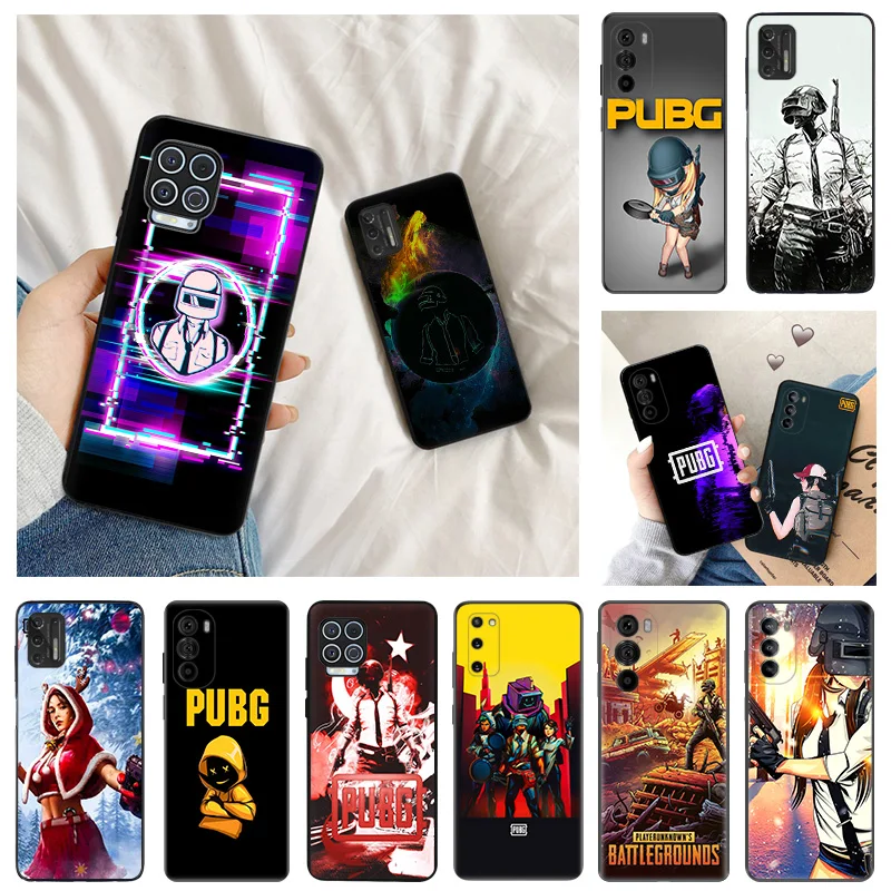 Ультратонкий черный чехол для телефона Motorola G9 Edge 20 30 40 G50 G51 G60 G71 G22 G32 G52 G72 G53 G73 PUBG Game