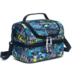 Lunch bag  for elementary school Boys for Picnics Tourism Camping with Double-layer Preservation Adjustable Shoulder