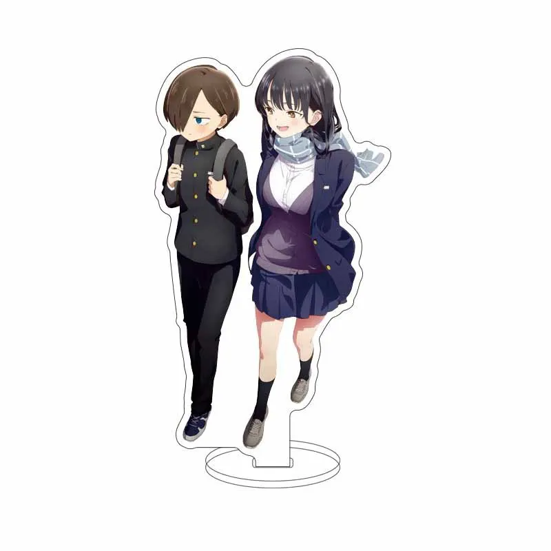 Anime The Dangers In My Heart Acrylic Stand Kyotaro Ichikawa Anna Yamada Action Figures Desk Model Plate Toys Room Decorations