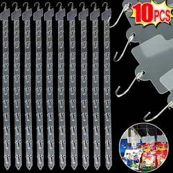 10/1PCS Useful Shop Merchandising Clip Strips Supermarket Snack Plastic Hanging Strips Store Hang Snacks Display Hanger Hooks