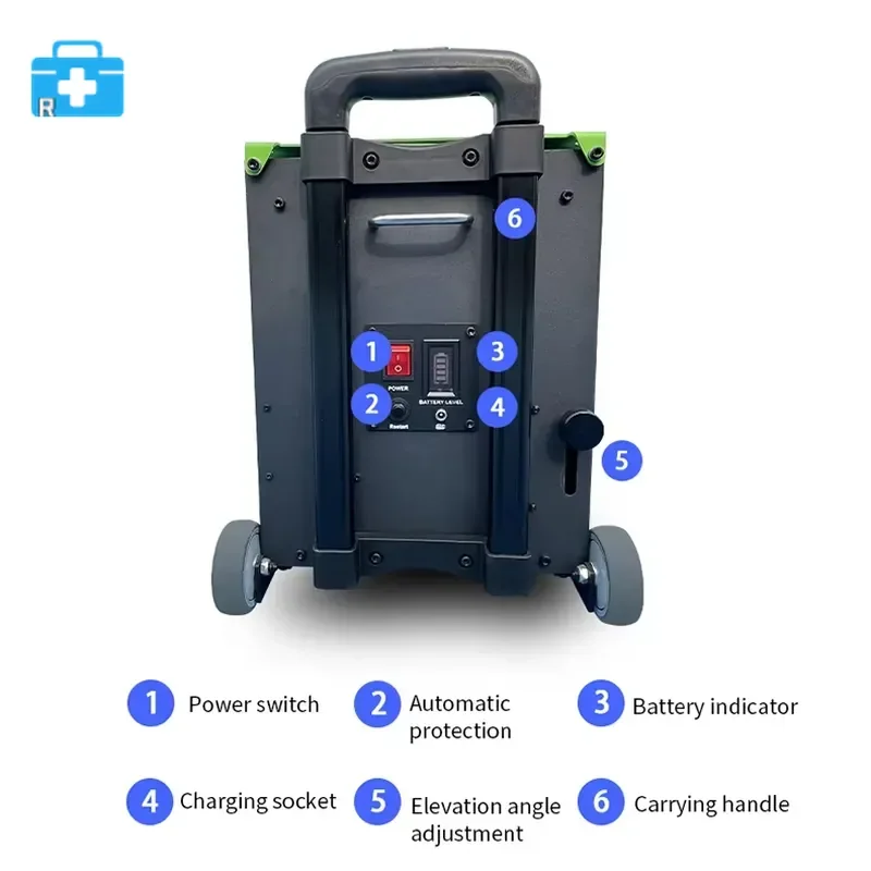 Portable Tennis Ball Machine Automatic Tennis & Padel Ball Launcher for Training Practice
