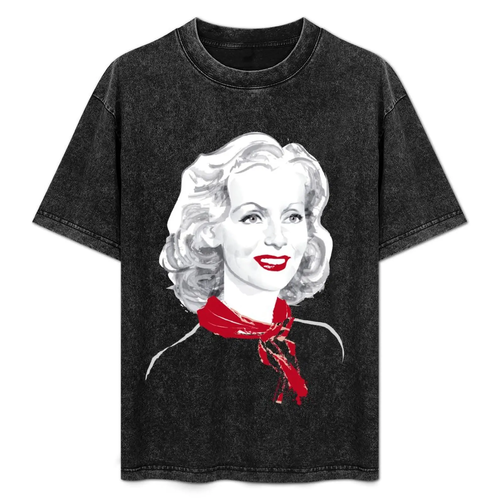 Camiseta Garbo test, camiseta informal con estampado gráfico para uso diario