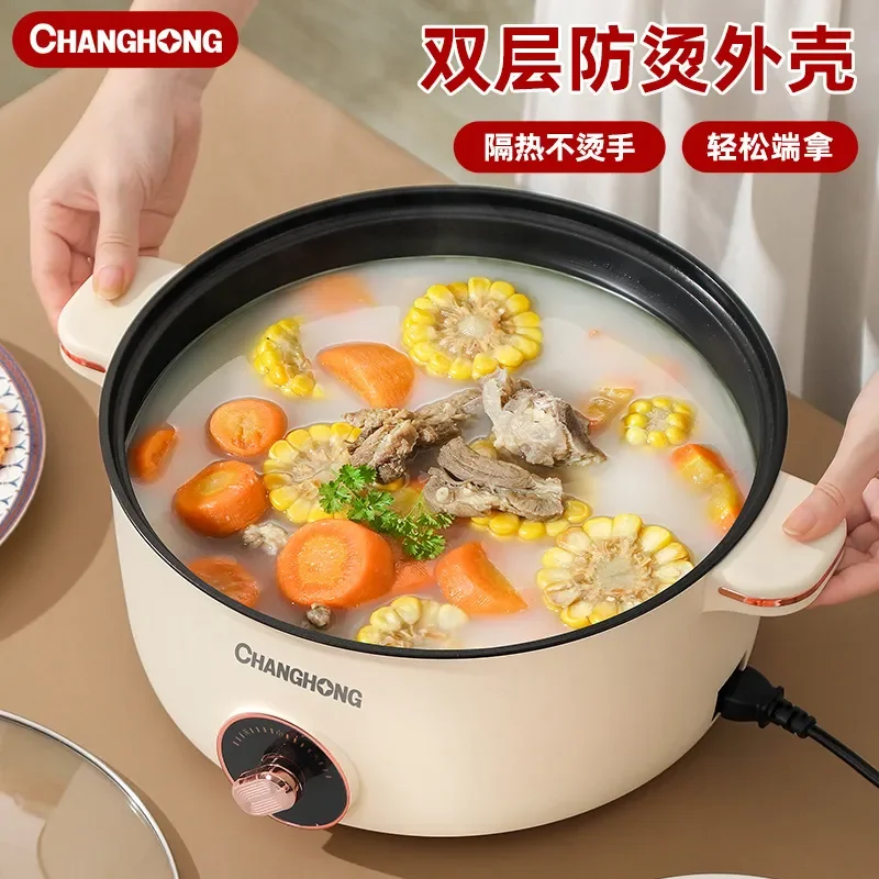 Electric steamer large capacity mechanical timing three-layer electric steamer cooking pot multi-function