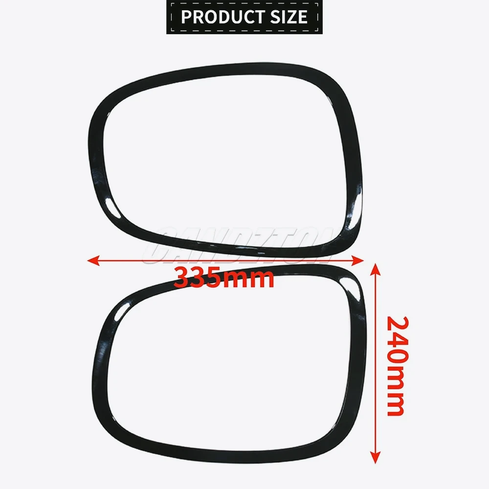 

MM-Para BMW Mini Cooper F55 F56 F57 nueva luz trasera embellecedora envolvente 1 par L + R 51712285495 51712285496 accesorios f