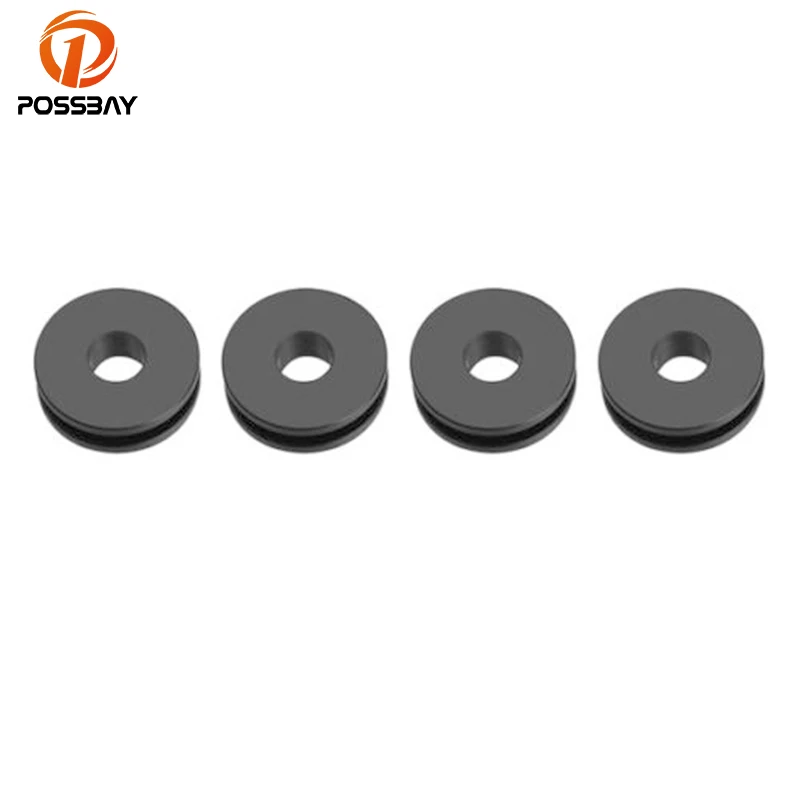 POSSBAY 4pcs Detachable Motorcycle Windshield Mounting Bushing Grommets fit for Harley Heritage Softail FLSTC 2000-2017