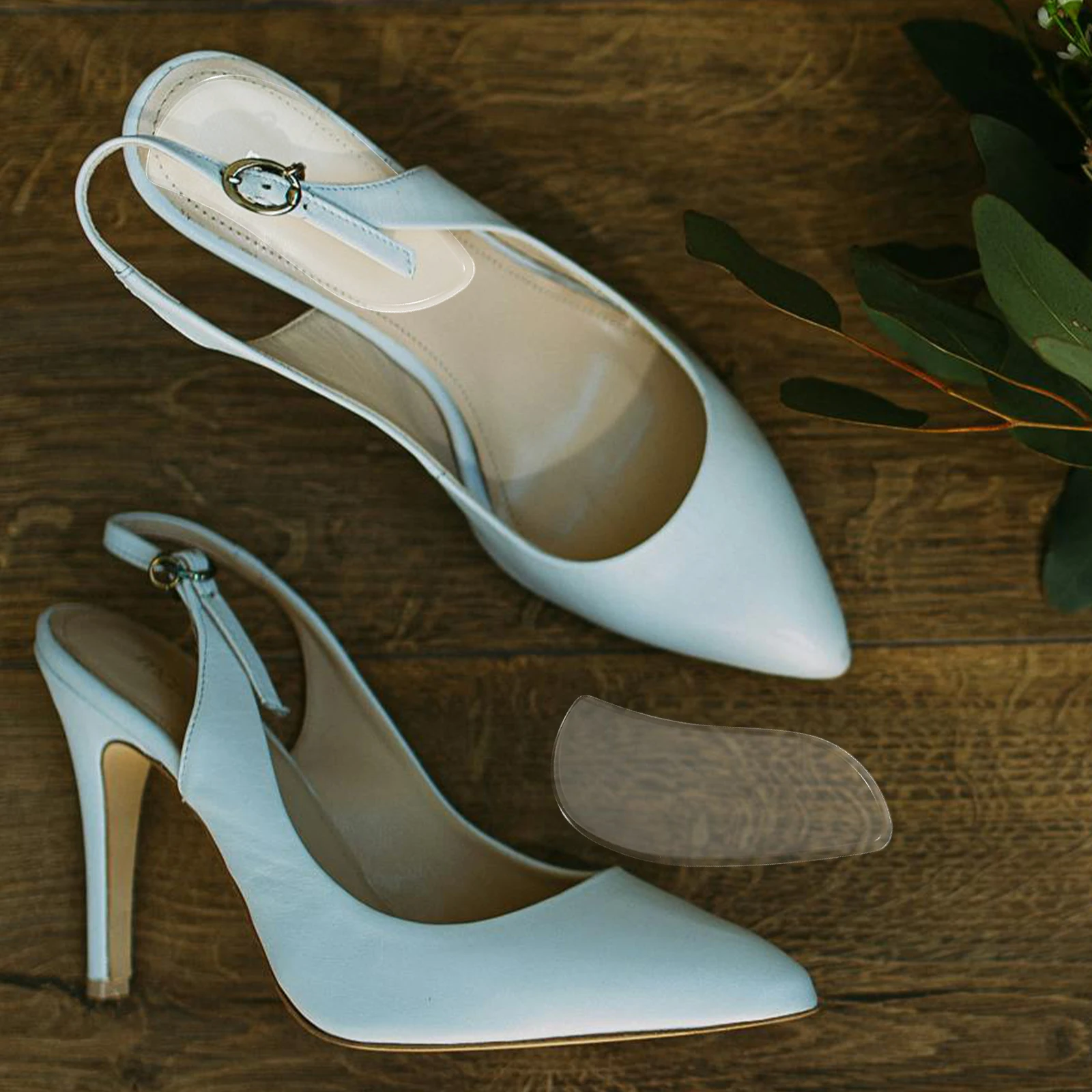 

3pcs Gel Half Orthotic Heel Pads Wedge Shape Inner Outer Support For O X Legs Pain Relief Daily Walking Running Foot Care Tool