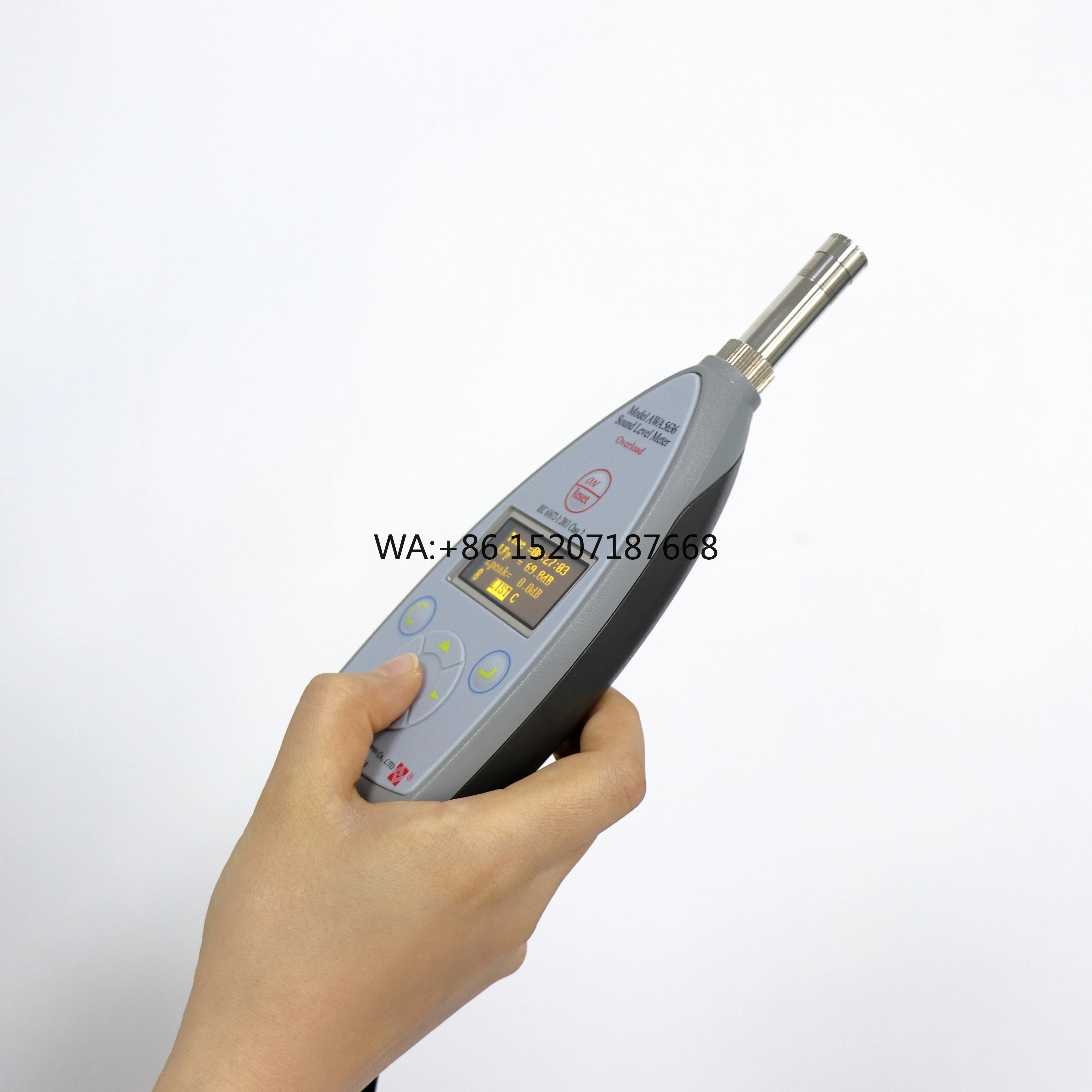 

Frequency Range 20Hz~12.5kHz AWA 5636-4 Long Term Environmental Noise Measurement USB Sound Noise Pressure Meter Type Class 2