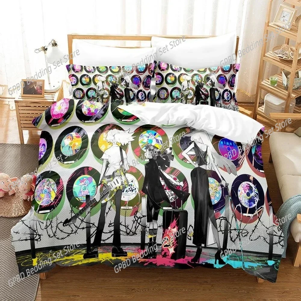 

Fashion 3D Print Music Game Muse Dash Bedding Set Bedroom Soft Modern Bedspreads Comefortable Duvet Cover Quilt Cover Pillowcase