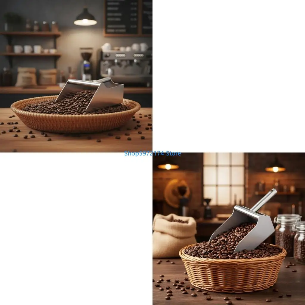 Y3NB Stainless Steel Scoops Kitchen Tool For Commercial Kitchens Home Use Flour Beans Candy