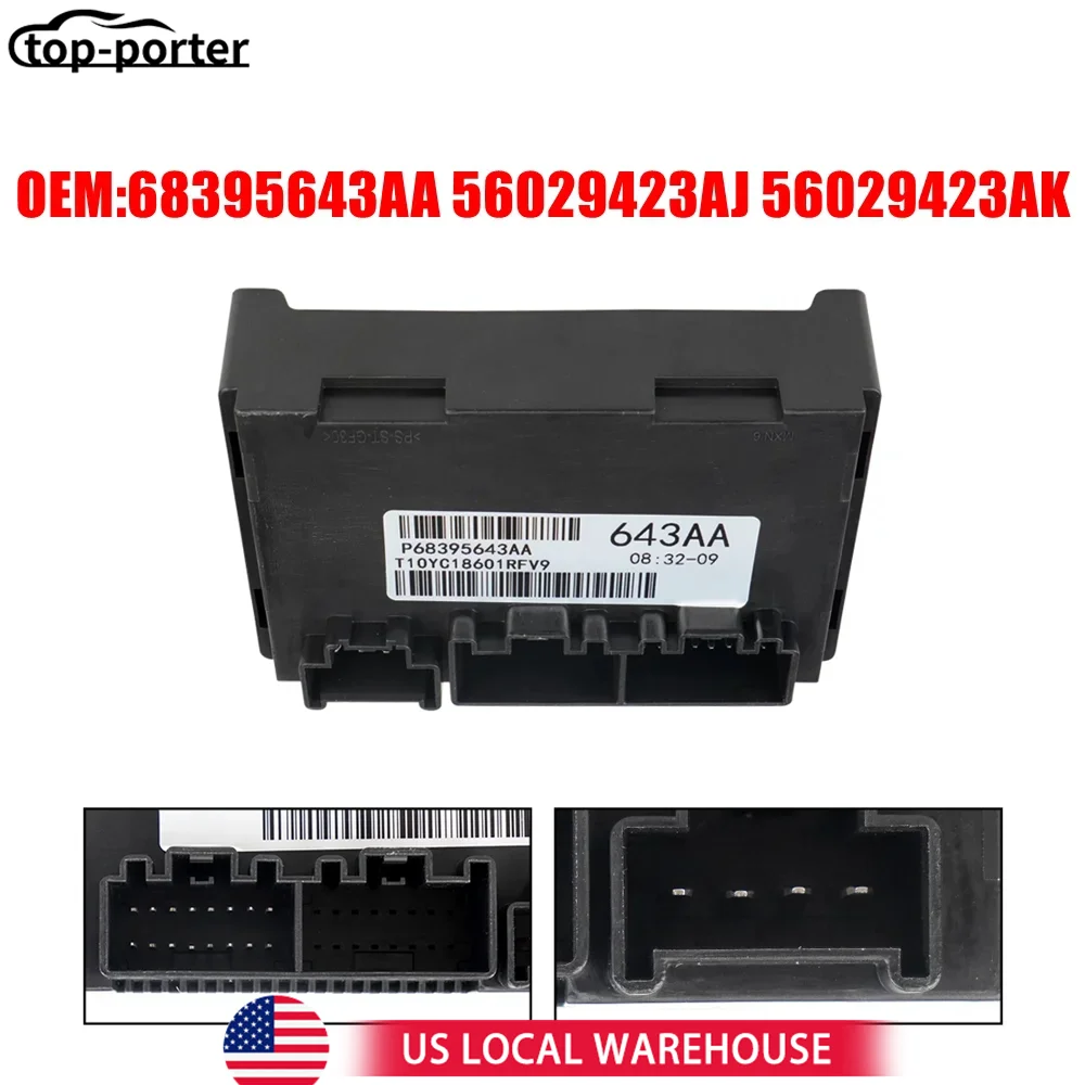 

68395643AA Transfer Case Control Module Fit 56029423AJ For Jeep Grand Cherokee 2011 2012 2013 56029423AK Black SS-1005-BK