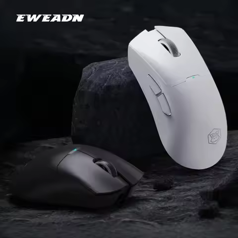Eweadn X21 Wireless Mouse Bluetooth 2.4G Tri-mode Lightweight Ergonomics E-sports Gaming Mouse PC Gamer Laptop Accessories Gifts