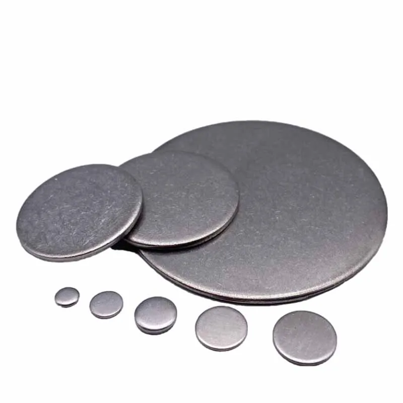 304 Stainless Steel Plain Solid Washer Metal Flat Gasket Disc Without Holes Sealing Plug Diameter 6mm~300mm Thickness 1mm~3mm