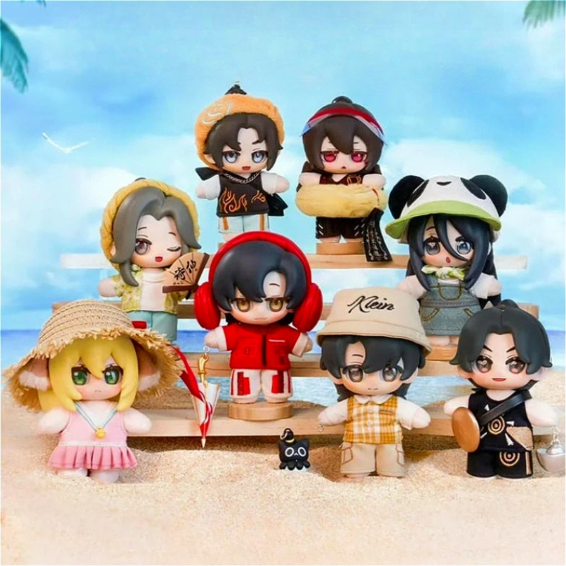 

Softopia Island Party Series Blind Box Action Surprise Desktop Ornament Kawaii Anime Figure Model Toy Collectible Exquisite Gift