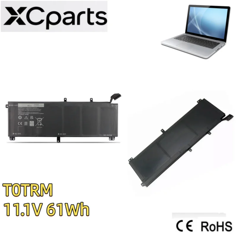 

11.1V 61Wh 6 Cell New TOTRM T0TRM Laptop Battery for For Dell XPS 15 9530 Precision M3800 Notebook H76MV 7D1WJ 0H76MY