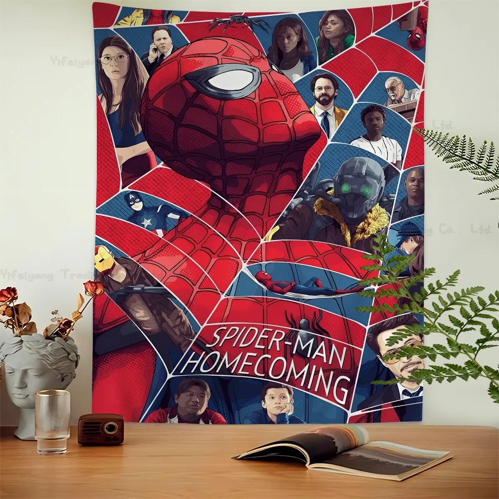 

Avengers S-Spidermans Hanging Bohemian Tapestry Bohemian Wall Tapestries Mandala Kawaii Room Decor
