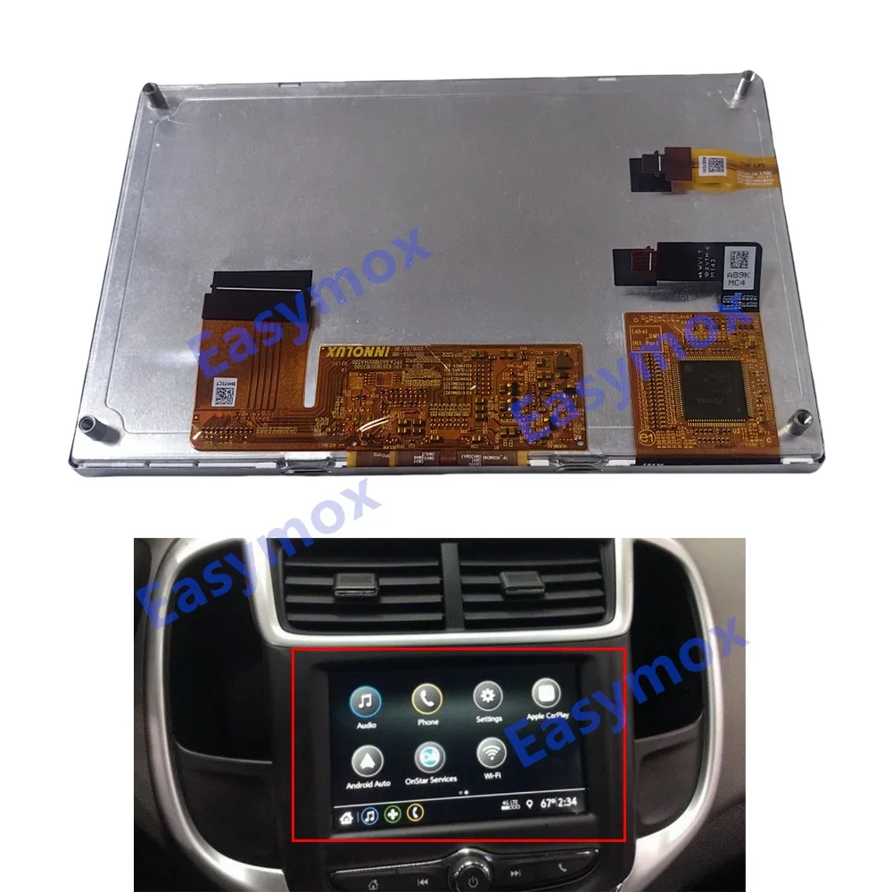 LCD Display DD070SA-18B for Chevrolet Sonic TRAX FT0108A 2018 2019 Radio Reciver Navigation Screen 812425551 84691596 84388577