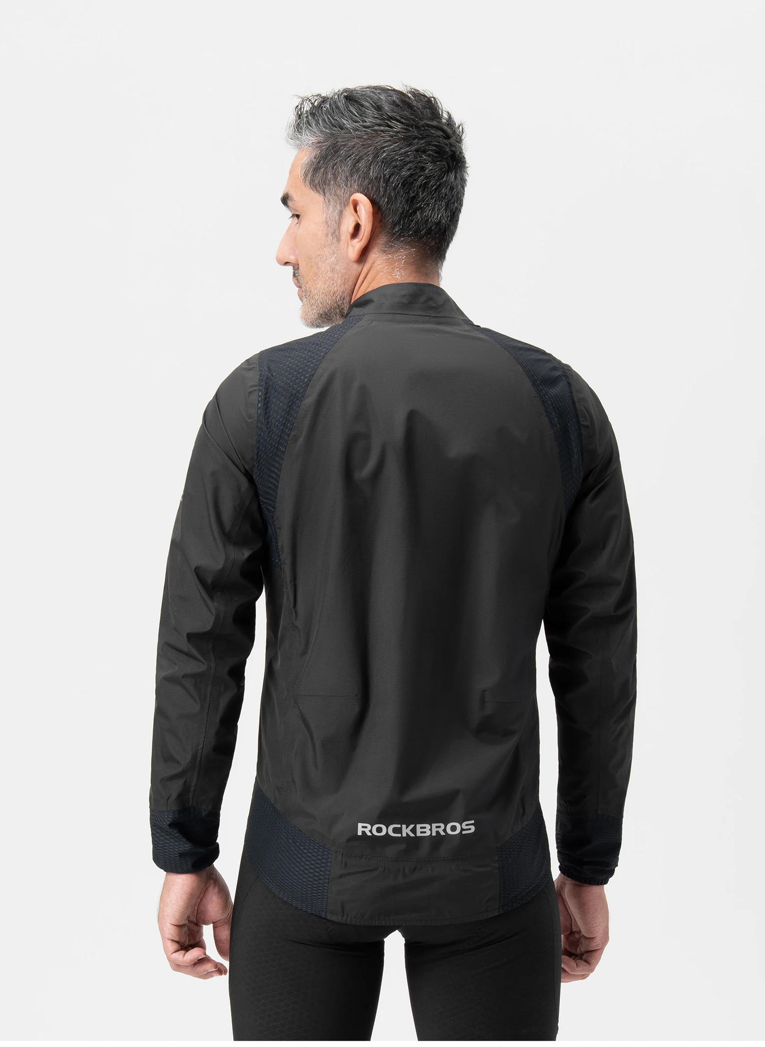 ROCKBROS Regenjacke Warme Sportliche Wasserdichte Jacke Outdoor Schnelltrocknende Atmungsaktive TPU-Laminierjacke Wander- und Fahrradbekleidung – Detail 12