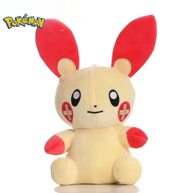 

22 см Pokemon Plusle & Minun плюшевые игрушки Kawaii аниме эльф плюшевая кукла мягкая мультяшная цветная кукла Negapi детская игрушка в подарок на день рождения