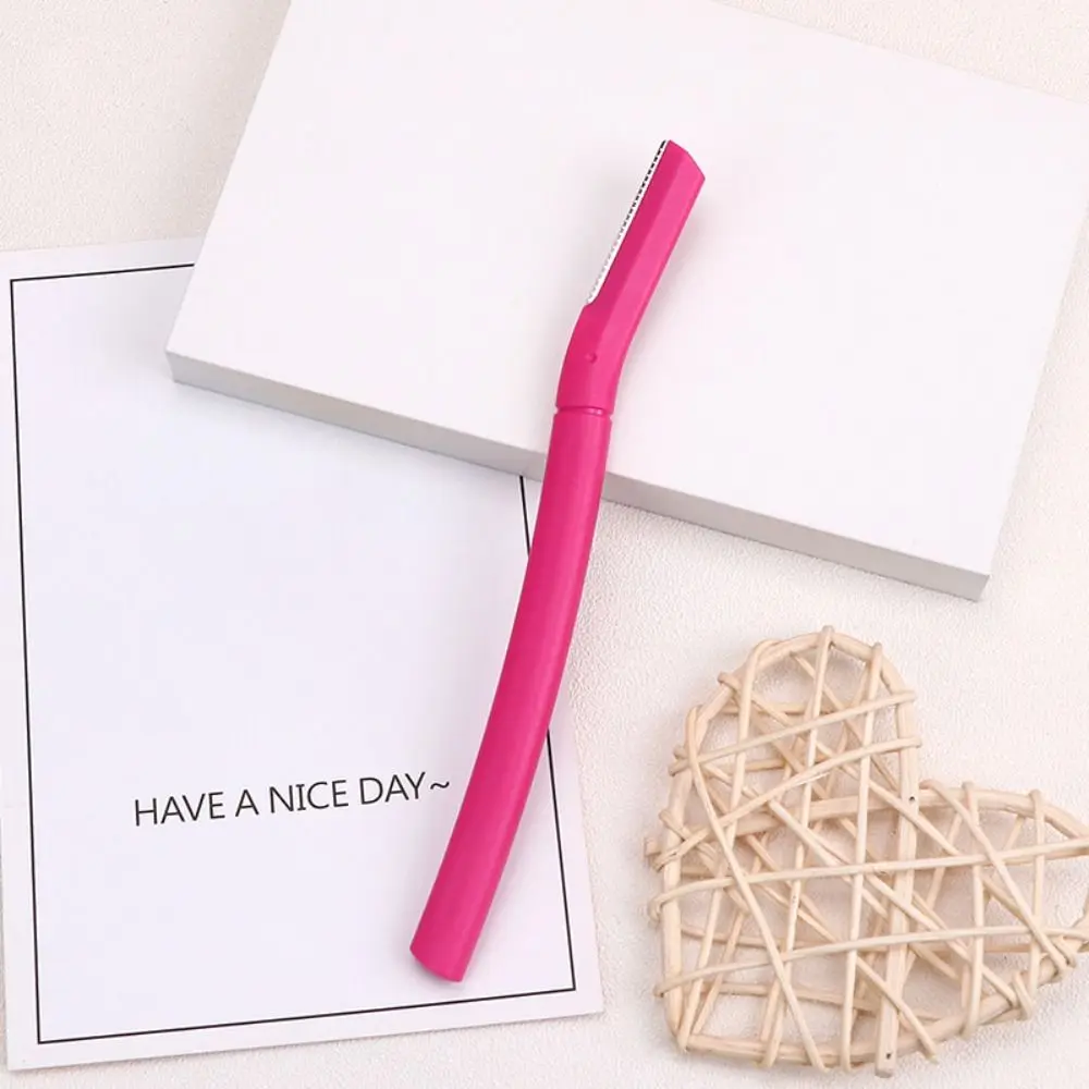 

Safe Macro Straight Handle Eyebrow Razor Durable Multifunction Eye Brow Shaver Anti-slip Multi-purpose Eyebrow Trimmer Girl