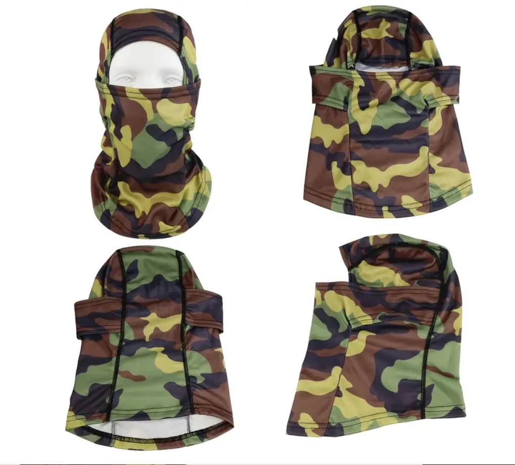 1 piece camouflage balaclava hat - fashionable and multifunctional, suitable for outdoor exploration, hiking, parties, motorcycl