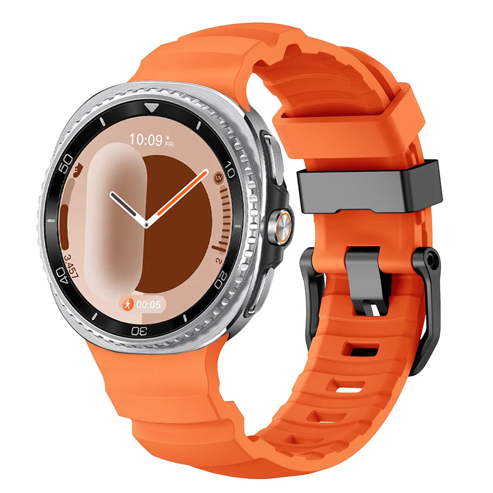 Correa de silicona Trail para Samsung Galaxy Watch 8 Classic 46mm pulsera deportiva para Samsung Galaxy Watch 8 44mm 40mm