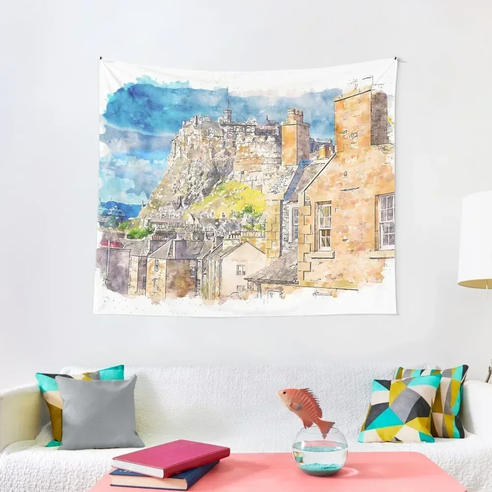 

Edinburgh cityscape Tapestry Decor For Bedroom Decoration For Bedroom Tapestry