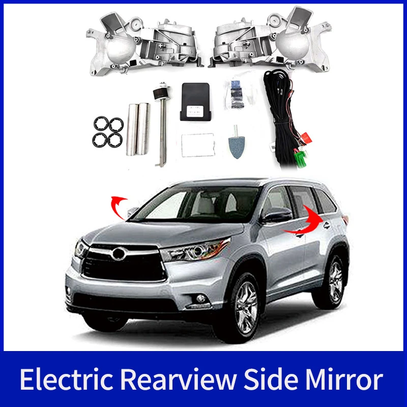 For Toyota Highlander 2009-2023 Auto Intelligent Automatic Car Electric Rearview Side Mirror Folding System Kit Module