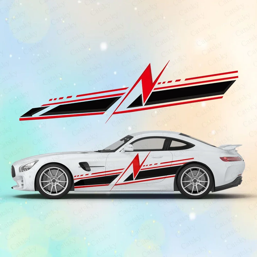 Abstract Arrow Stripes Large Car Stickers and Decals Car Body Stickers Car-Side Decals Waterproof Car Vinyl Stickers