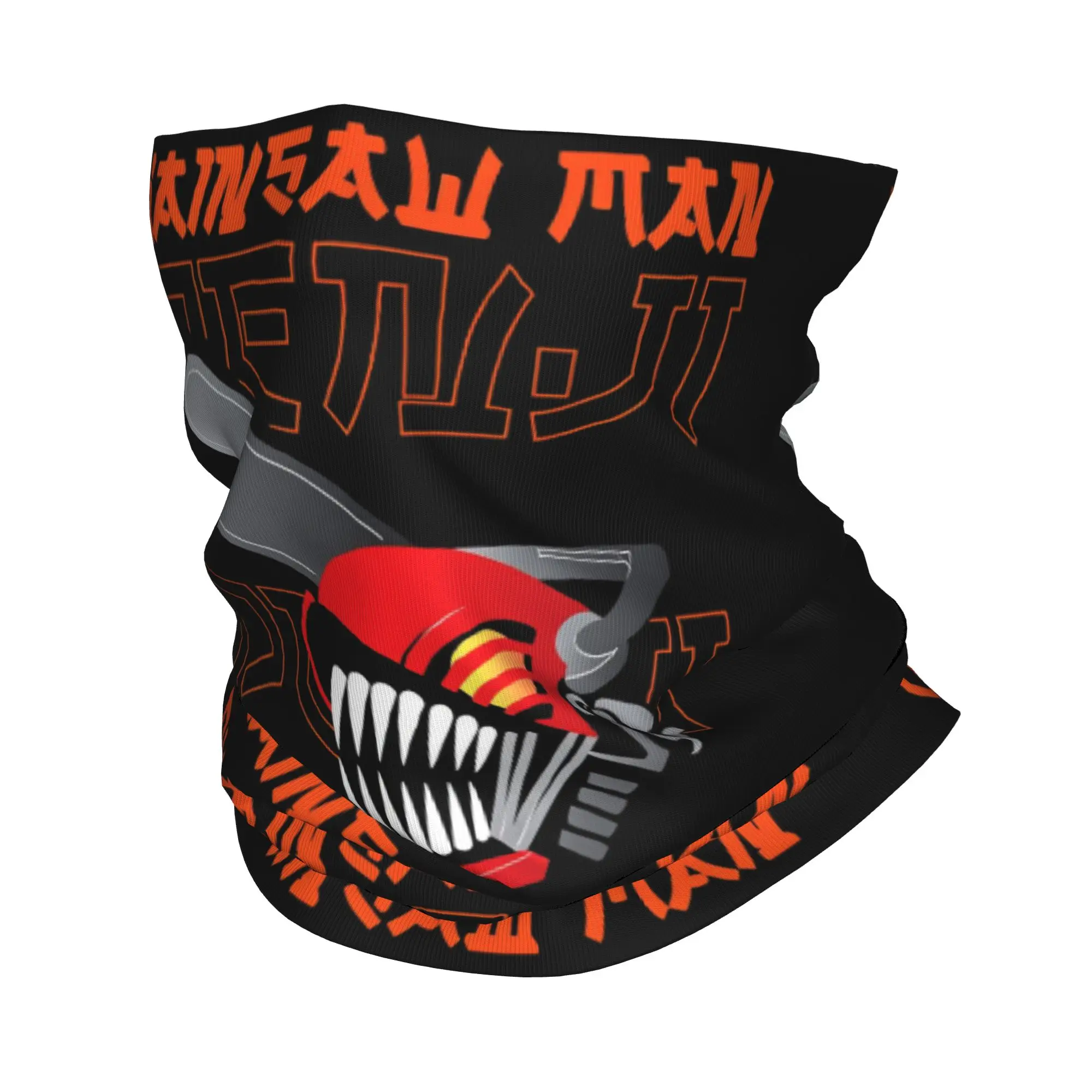 Chainsaw Man Denji Anime  Bandana Neck Gaiter Windproof Face Scarf Cover Women Men Manga  Headwear Tube Balaclava