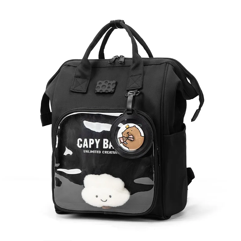 Transparent Backpack Women Kawaii Harajuku Schoolbags for Teenage Girls Bookbag Fashion Y2k Bags Back Pack Mochilas view 6