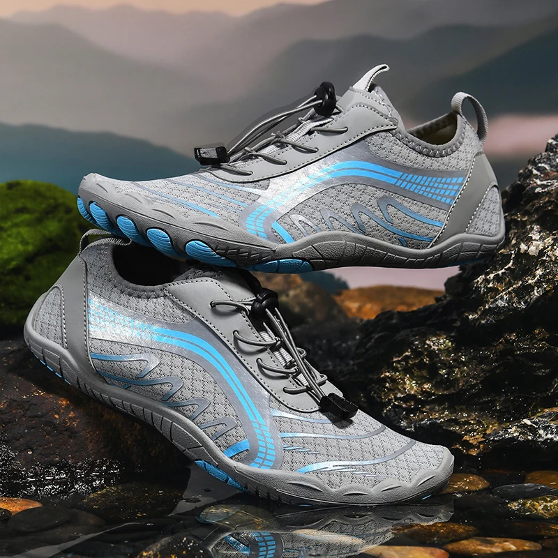 

Breathable Foldable Aqua Footwear Plain Casual Wear Resistant Quick Dry Wading Shoes Men Women Creek Walking Beach Vacation Use
