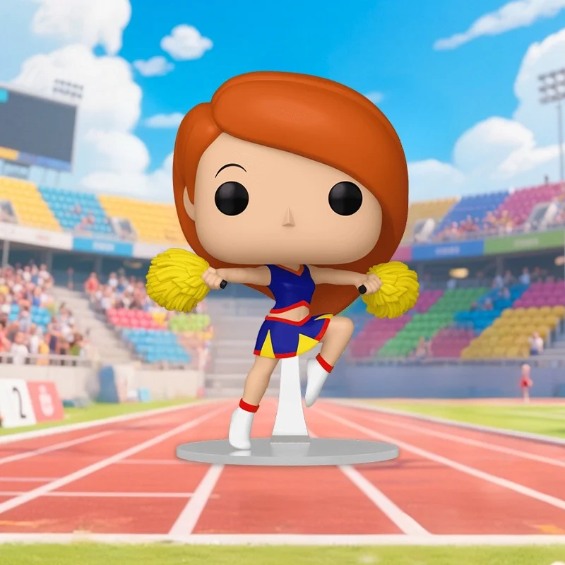 

Cheerleader Kim Possible Action Figure Funko Pop Disney’s Kim Possible Set Figure Model Cartoon Cute Desk Decoration Kids Gifts
