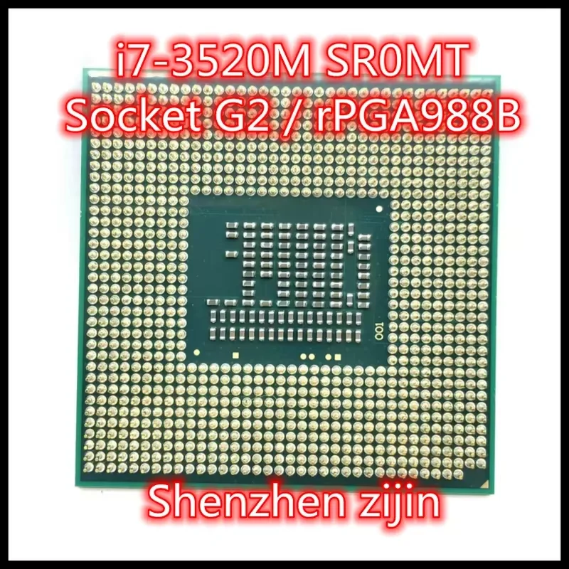 i7-3520M i7 3520M SR0MT 2.9 GHz Dual-Core Quad-Thread  Processor 4M 35W Socket G2 / rPGA988B