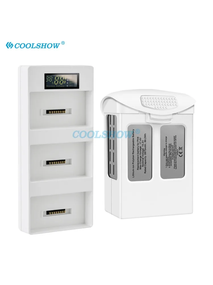 5870mAh Batterij voor Dji Phantom 4 Pro Batterij Intelligente Vluchtaccessoires Batterijen Drone voor Phantom 4 RTK Batterijen Oplader - afbeelding 2