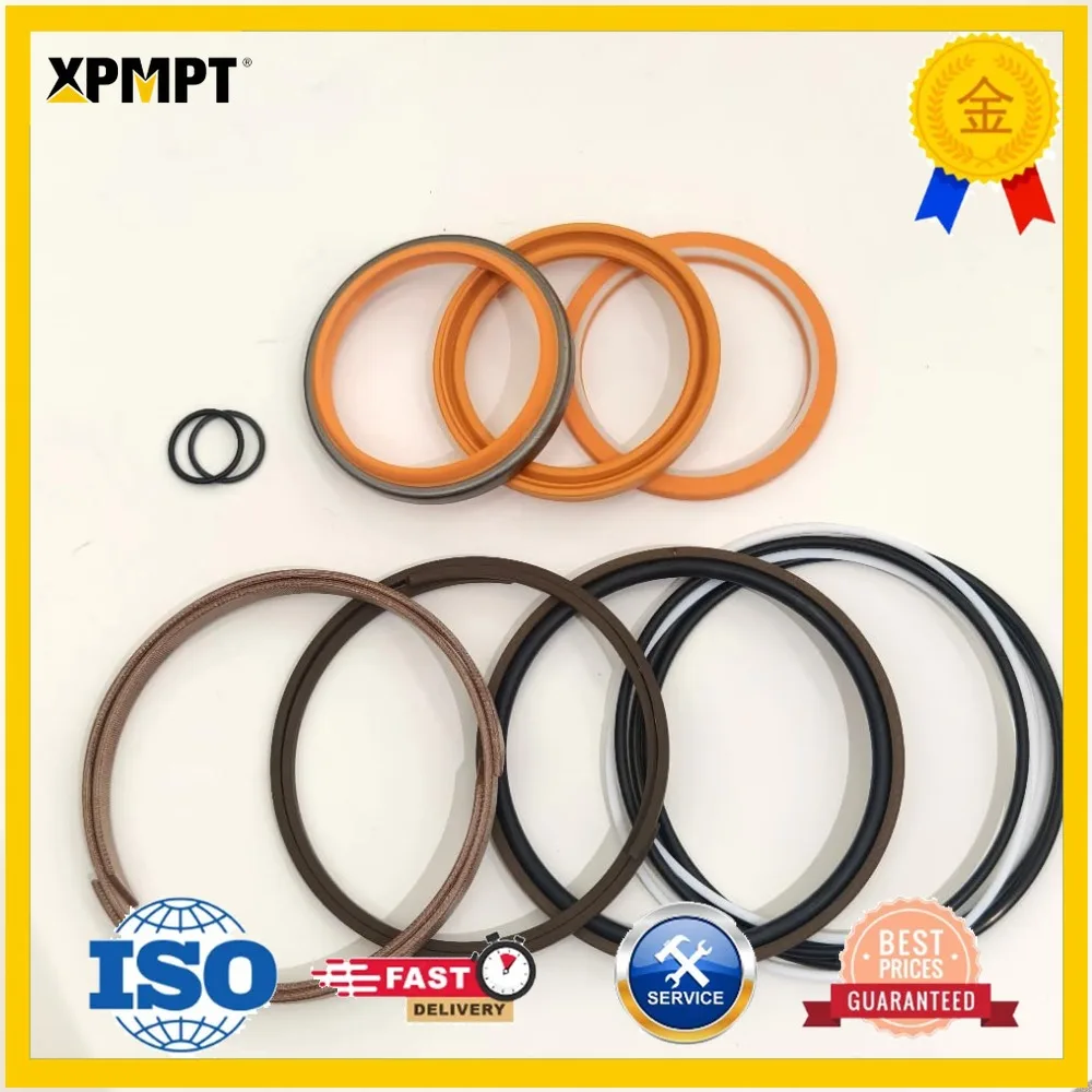 Loader Bucket Cylinder Seal Kit - Compatible with Kubota Kx163 - Multi-Function Repair Seal Kit