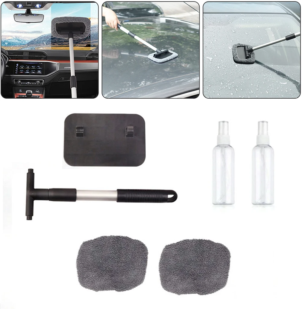 

Multi-Functional Window Cleaning Brush Telescopic Rod Car Windshield Clean Car Wiper Cleaner Glass Auto Accessories