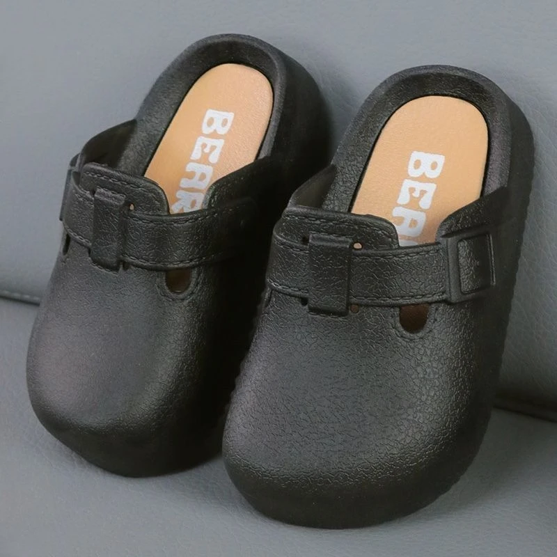 

Summer Girls Outdoor Cute Princess Non-Slip Soft Sole Closed Toe Slip-On Mules Slippers