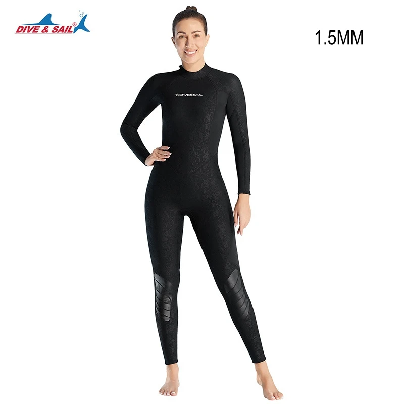 1.5MM Neoprene Full Body Snorkeling Spearfishing Kayaking Keep Warm Drifting Diving Suit Adults Scuba UnderWater Hunting WetSuit